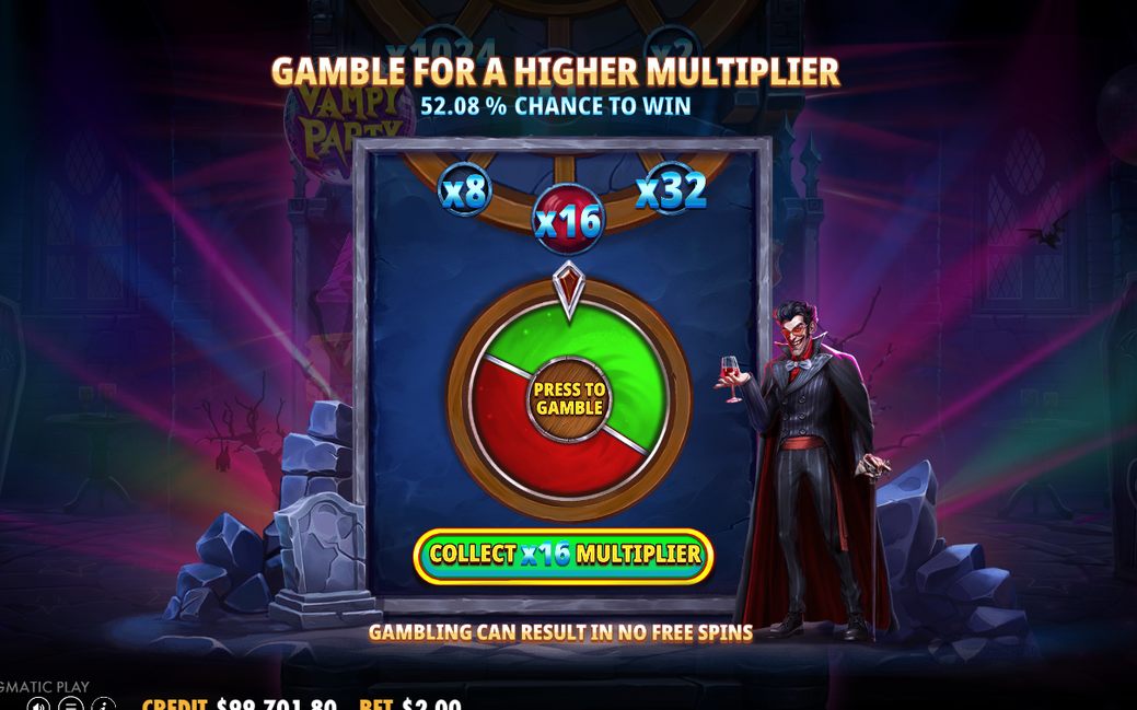 Free Spins-läge med aktiv multiplikator under rundan